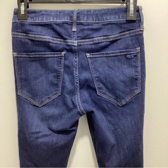 Hollister Jeans Womens 5R High Rise Legging Skinny Distressed Stretch Blue 🌟 - Picture 7 of 8